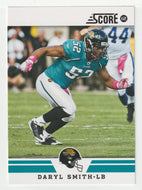 Daryl Smith - Jacksonville Jaguars - Glossy (NFL Football Card) 2012 Score # 274 Mint