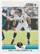 Paul Posluszny - Jacksonville Jaguars (NFL Football Card) 2012 Score # 281 Mint