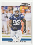 Robert Mathis - Indianapolis Colts (NFL Football Card) 2012 Score # 300 Mint