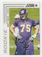 Matt Kalil RC - Minnesota Vikings (NFL Football Card) 2012 Score # 352 Mint