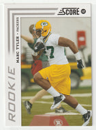 Marc Tyler RC - Green Bay Packers (NFL Football Card) 2012 Score # 396 Mint