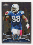 Robert Mathis - Indianapolis Colts (NFL Football Card) 2012 Topps Chrome # 5 Mint
