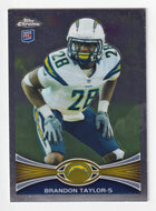 Brandon Taylor RC - San Diego Chargers (NFL Football Card) 2012 Topps Chrome # 65 Mint
