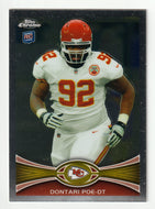 Dontari Poe RC - Kansas City Chiefs (NFL Football Card) 2012 Topps Chrome # 94 Mint