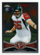 Peter Konz RC - Atlanta Falcons (NFL Football Card) 2012 Topps Chrome # 96 Mint