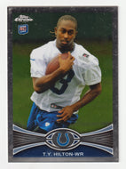 T.Y. Hilton RC - Indianapolis Colts (NFL Football Card) 2012 Topps Chrome # 168 Mint