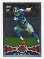 David Wilson RC - New York Giants (NFL Football Card) 2012 Topps Chrome # 189 Mint