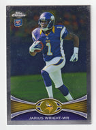 Jarius Wright RC - Minnesota Vikings (NFL Football Card) 2012 Topps Chrome # 203 Mint