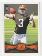 Brandon Weeden RC - Cleveland Browns (NFL Football Card) 2012 Topps # 3 Mint