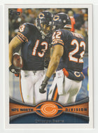 Jay Cutler - Matt Forte - Chicago Bears (NFL Football Card) 2012 Topps # 13 Mint