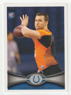 Chandler Harnish RC - Indianapolis Colts (NFL Football Card) 2012 Topps # 92 Mint