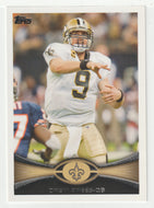 Drew Brees - New Orleans Saints (NFL Football Card) 2012 Topps # 100 Mint