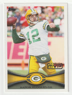 Aaron Rodgers - Green Bay Packers - MVP (NFL Football Card) 2012 Topps # 177 Mint