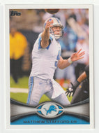 Matthew Stafford - Detroit Lions (NFL Football Card) 2012 Topps # 225 Mint