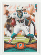 Davone Bess - Miami Dolphins (NFL Football Card) 2012 Topps # 234 Mint