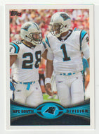 Cam Newton - Jonathan Stewart - Carolina Panthers (NFL Football Card) 2012 Topps # 282 Mint