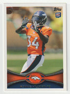Ronnie Hillman RC - Denver Broncos (NFL Football Card) 2012 Topps # 283 Mint