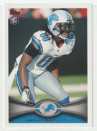 Dwight Bentley RC - Detroit Lions (NFL Football Card) 2012 Topps # 318 Mint