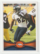 Jason Hill - Denver Broncos (NFL Football Card) 2012 Topps # 379 Mint
