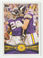 Adrian Peterson - Kyle Rudolph - Minnesota Vikings (NFL Football Card) 2012 Topps # 388 Mint