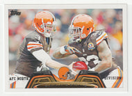 Brandon Weeden - Trent Richardson - Cleveland Browns (NFL Football Card) 2013 Topps # 24 Mint