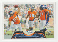 Eric Decker - Demaryius Thomas - Knowshon Moreno - Denver Broncos (NFL Football Card) 2013 Topps # 42 Mint