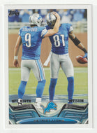 Detroit Lions Team Card - Matt Stafford - Calvin Johnson (NFL Football Card) 2013 Topps # 97 Mint