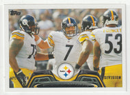 Pittsburgh Steelers Team Card - Ben Roethlisberger - Maurkice Pouncey (NFL Football Card) 2013 Topps # 105 Mint