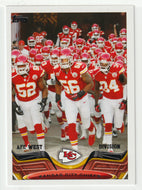 Kansas City Chiefs Team Card - Derrick Johnson - Travis Daniels - Brandon Siler (NFL Football Card) 2013 Topps # 113 Mint