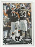 Oakland Raiders Team Card - Sebastian Janikowski - Tyvon Branch (NFL Football Card) 2013 Topps # 167 Mint