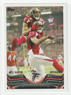 Atlanta Falcons Team Card - Julio Jones - Roddy White (NFL Football Card) 2013 Topps # 256 Mint