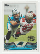 Luke Kuechly - Carolina Panthers - Rookie of the Year (NFL Football Card) 2013 Topps # 334 Mint