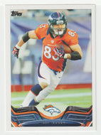 Wes Welker - Denver Broncos (NFL Football Card) 2013 Topps # 340 Mint