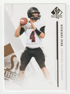 Brad Sorensen - Southern Utah Thunderbirds (Football Card) 2013 Upper Deck SP Authentic # 1 Mint