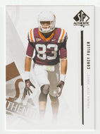Corey Fuller - Virginia Tech Hokies (Football Card) 2013 Upper Deck SP Authentic # 42 Mint