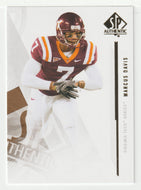 Marcus Davis - Virginia Tech Hokies (Football Card) 2013 Upper Deck SP Authentic # 52 Mint