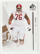 D.J. Fluker - Alabama Crimson Tide (Football Card) 2013 Upper Deck SP Authentic # 86 Mint
