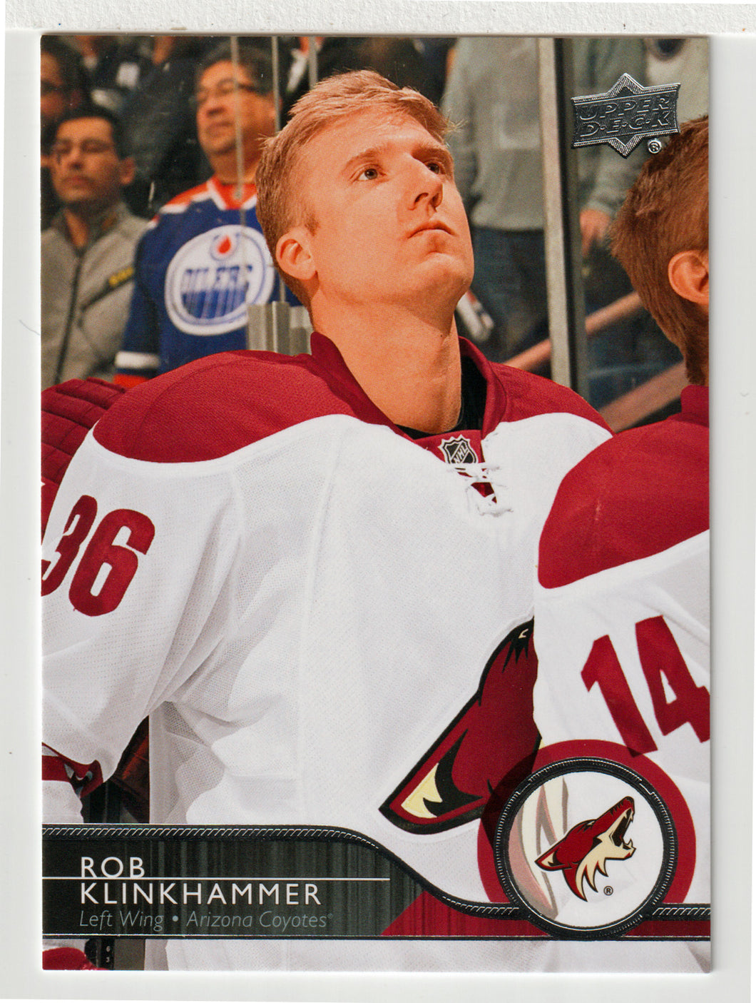 Rob Klinkhammer - Arizona Coyotes (NHL Hockey Card) 2014-15 Upper Deck # 12 Mint