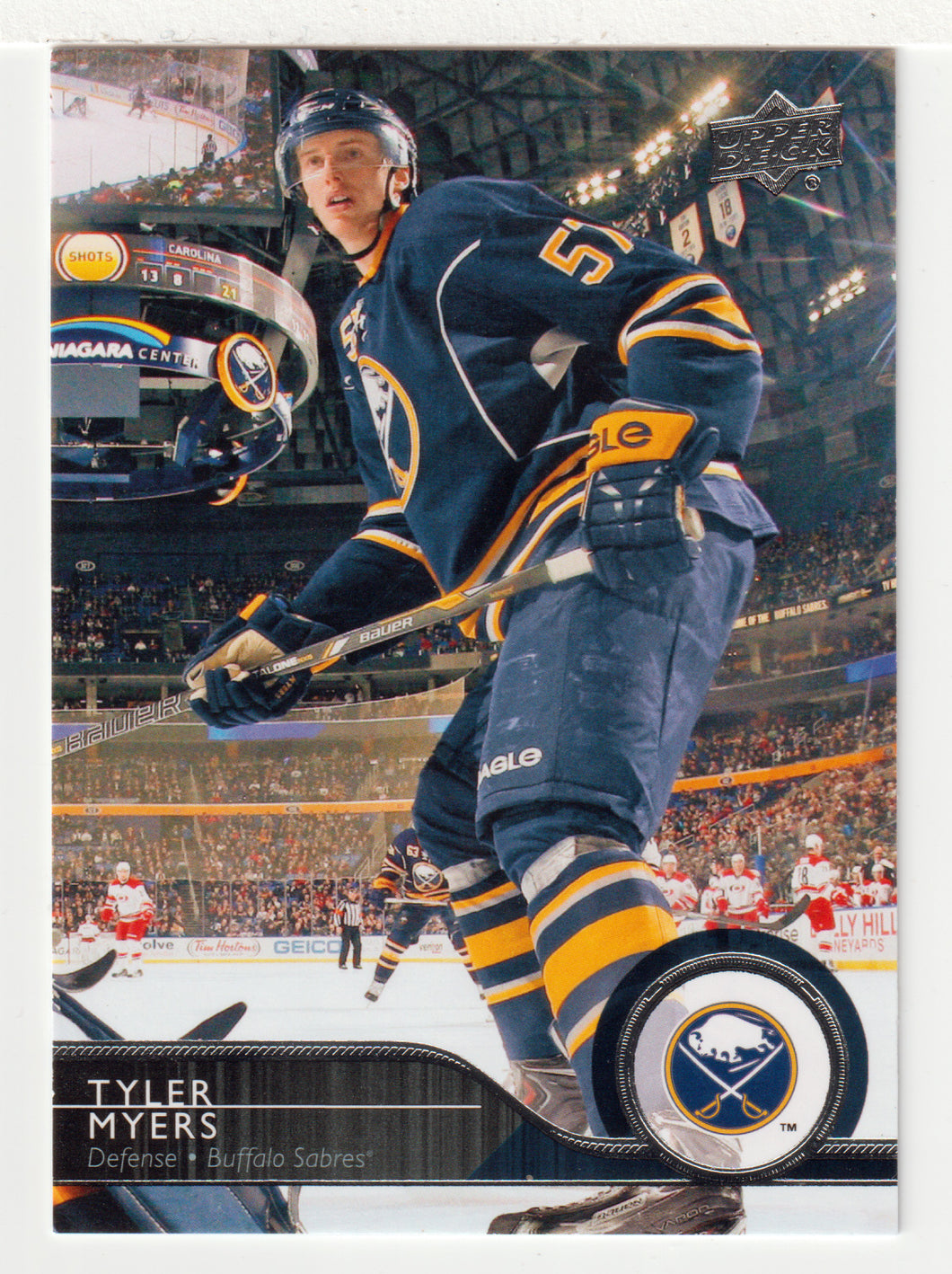 Tyler Myers - Buffalo Sabres (NHL Hockey Card) 2014-15 Upper Deck # 23 Mint