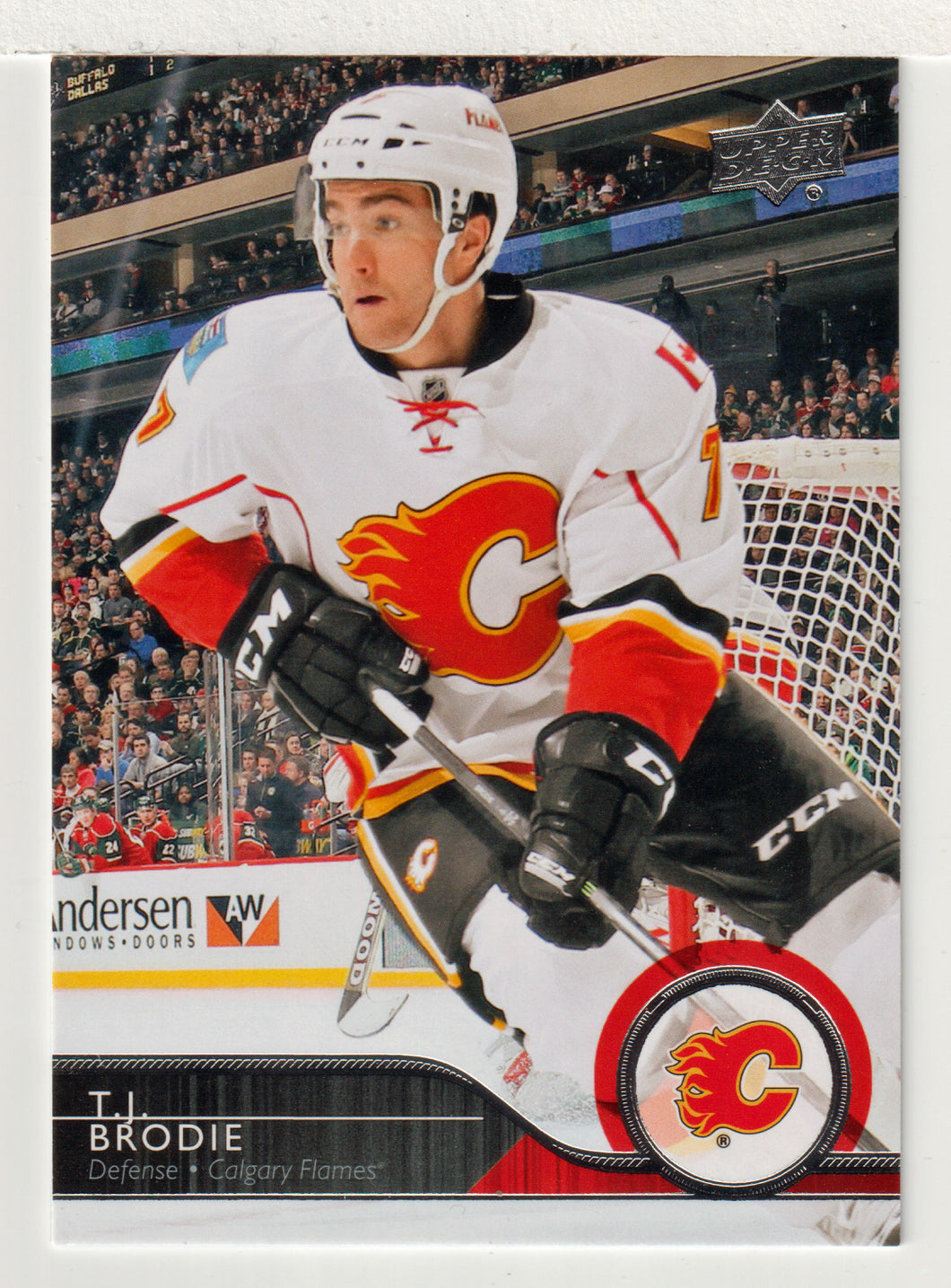 T.J. Brodie - Calgary Flames (NHL Hockey Card) 2014-15 Upper Deck # 29 Mint