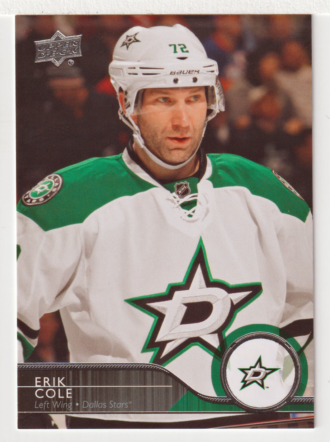 Erik Cole - Dallas Stars (NHL Hockey Card) 2014-15 Upper Deck # 64 Mint