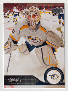 Carter Hutton - Nashville Predators (NHL Hockey Card) 2014-15 Upper Deck # 108 Mint