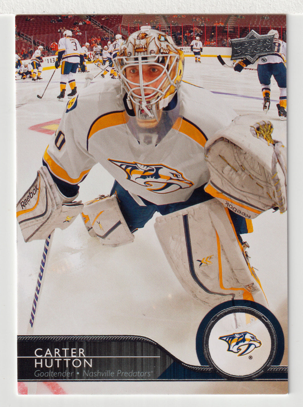Carter Hutton - Nashville Predators (NHL Hockey Card) 2014-15 Upper Deck # 108 Mint