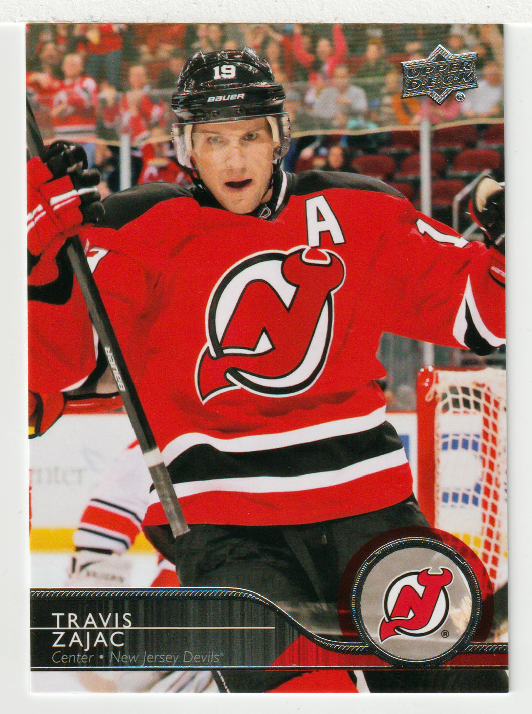 Travis Zajac - New Jersey Devils (NHL Hockey Card) 2014-15 Upper Deck # 117 Mint