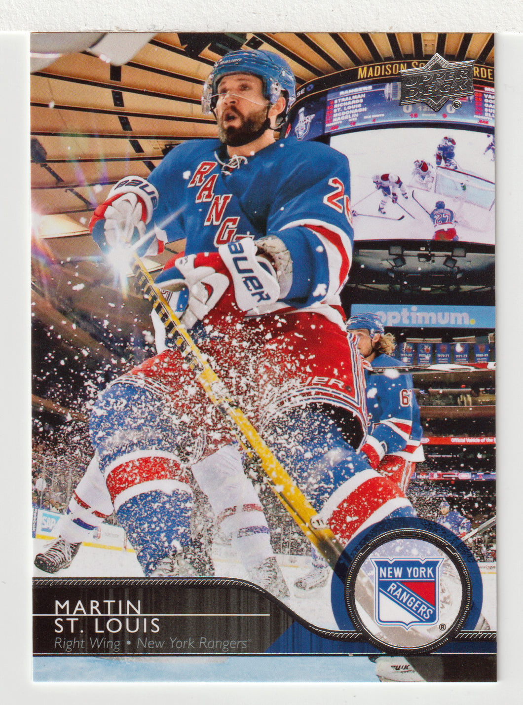 Martin St. Louis - New York Rangers (NHL Hockey Card) 2014-15 Upper Deck # 127 Mint