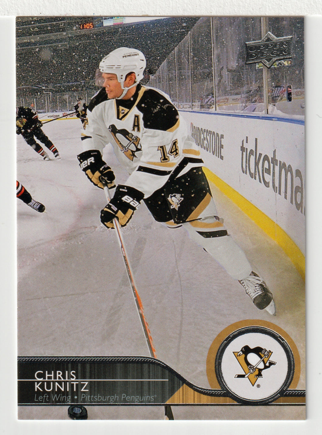 Chris Kunitz - Pittsburgh Penguins (NHL Hockey Card) 2014-15 Upper Deck # 148 Mint