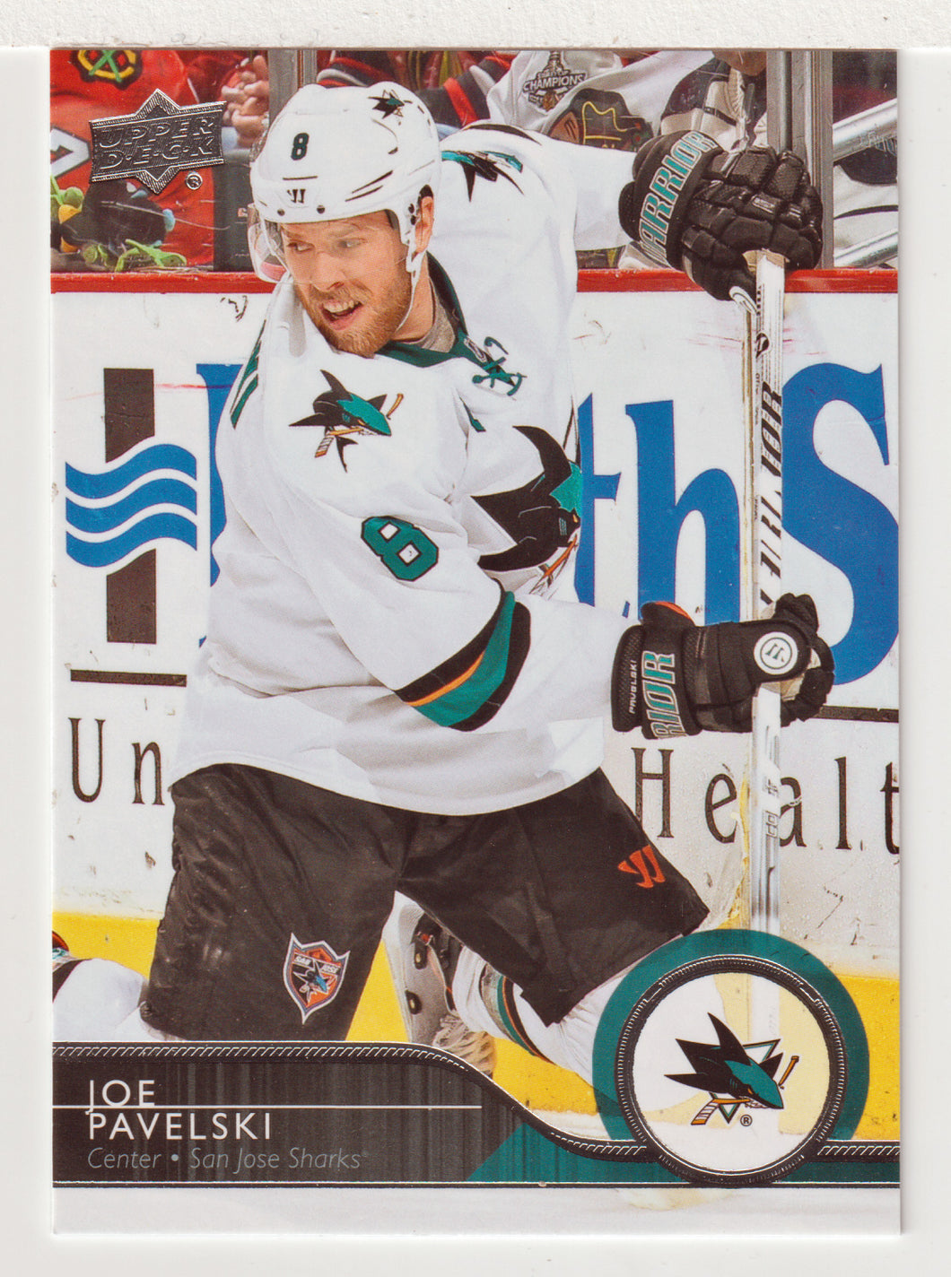 Joe Pavelski - San Jose Sharks (NHL Hockey Card) 2014-15 Upper Deck # 153 Mint