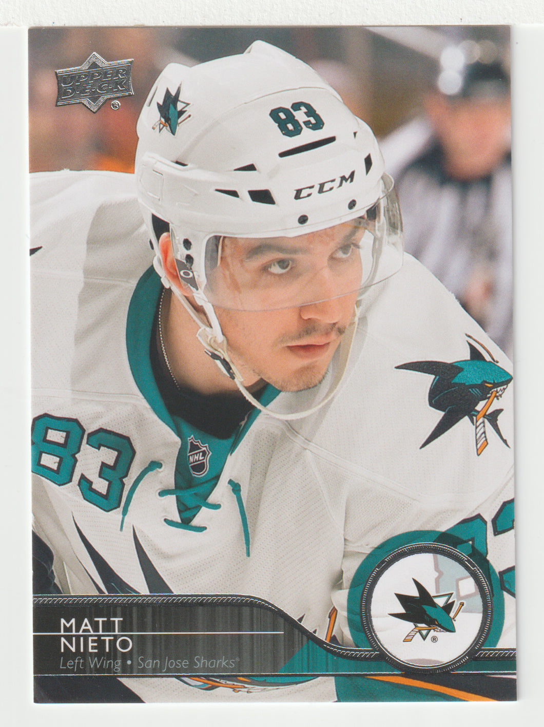 Matt Nieto - San Jose Sharks (NHL Hockey Card) 2014-15 Upper Deck # 158 Mint