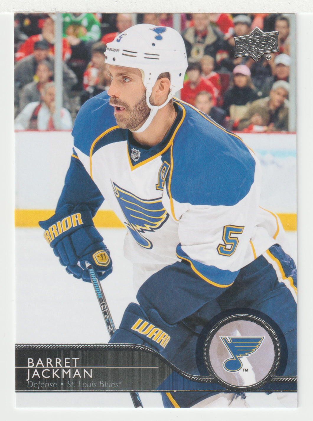 Barret Jackman - St. Louis Blues (NHL Hockey Card) 2014-15 Upper Deck # 167 Mint