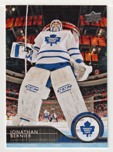Jonathan Bernier - Toronto Maple Leafs (NHL Hockey Card) 2014-15 Upper Deck # 181 Mint